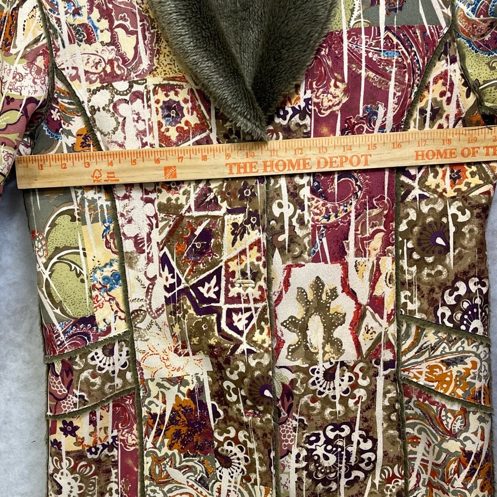 Chico's Multicolor Patchwork Cape (Sku297) - image 5